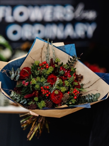 The Red Christmas Bouquet