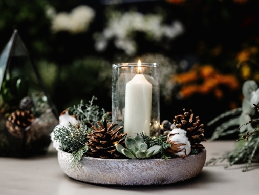 Winter Candle Design